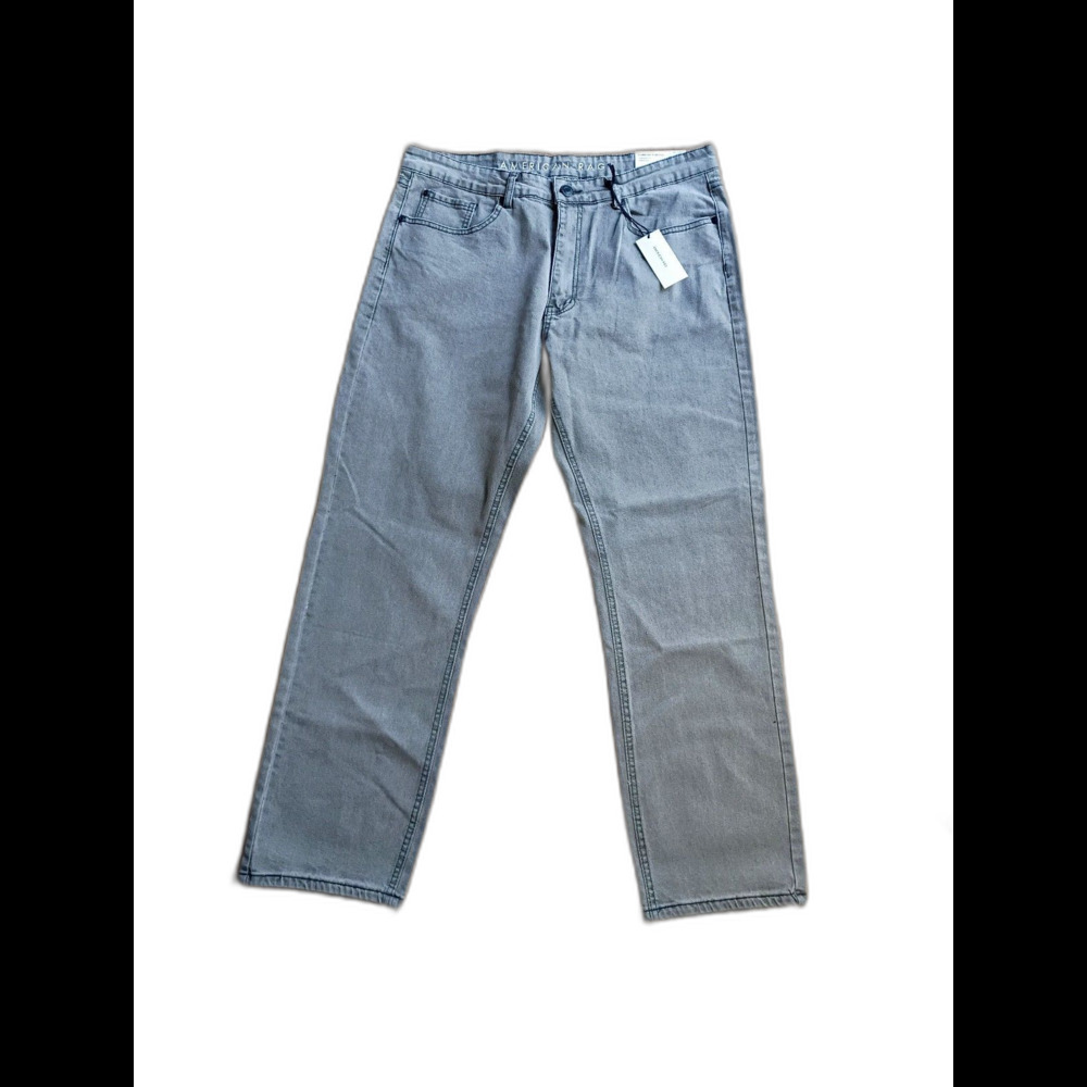 American Rag Gray Comfort Stretch Straight Fit Jeans Men's 36x30 NWT